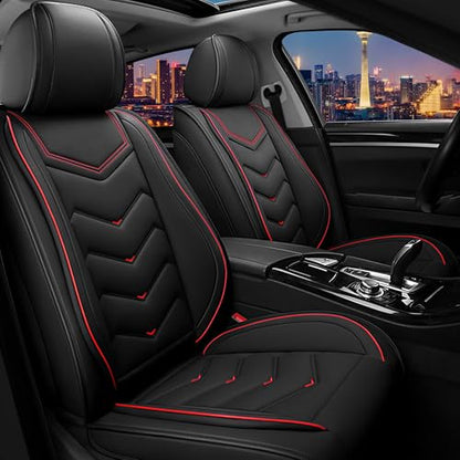 Car Seat Covers for Chrysler Pacifica 2004 (2 Pcs Front / Black)