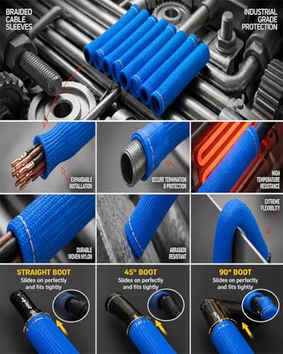 Spark Plug Wire Boots Cover (Blue)