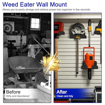 Garage Organization Weed Eater Wall Mount