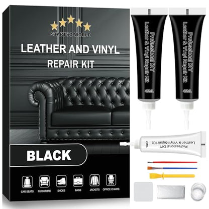 Black Leather Repair Kit (Black)