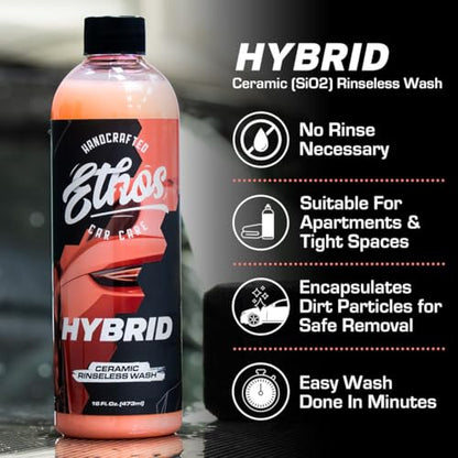 Ethos Hybrid Ceramic Rinseless Car Wash (16oz)