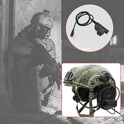 Tactical Headset with U94 PTT 2 (Black)