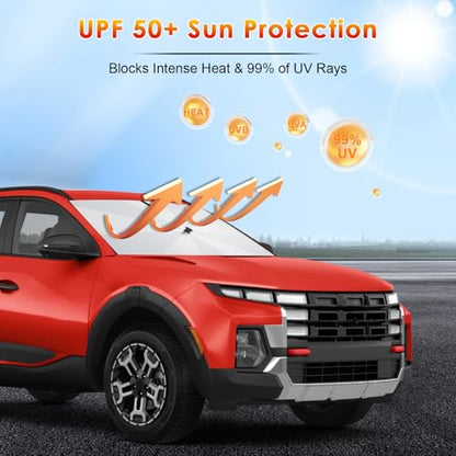 for Car Windshield Sunshade Umbrella 2022 (for 2022-2026 Santa Cruz)