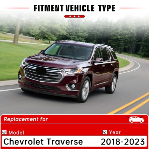 Windshield Wiper Blades Replacement for Chevy Chevrolet Traverse 2018 (24"/20"/10")