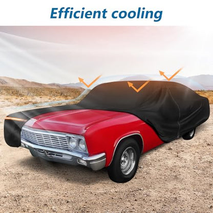 Car Cover for Chevy Caprice 2 (Black / for Chevy Caprice 1966-1996)