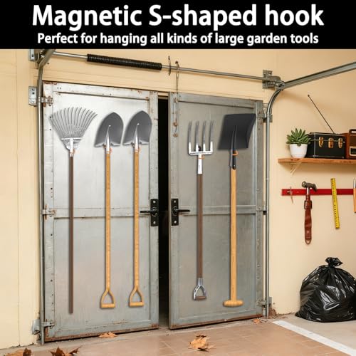 Magnetic Mop Broom Holder and Mop Organizer 4 Pack (2.6"x4-S / Orange)