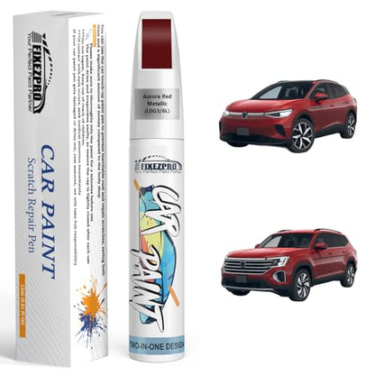 L0G3 6L Aurora Red Metallic Touch Up Paint for Volkswagen (L0G3/6L Aurora Red Metallic)