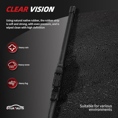Windshield Wiper Blades Replacement for Audi Q5 2018 (24"+20"+15"(Top Lock))