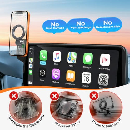 Car Phone Holder for Mazda CX5 2021 (Fit for 2021-2025 CX-5, 10.25-Inch)
