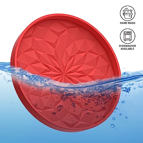 Car Coasters for Cup Holders [4 Pack] (4 Pack-red)