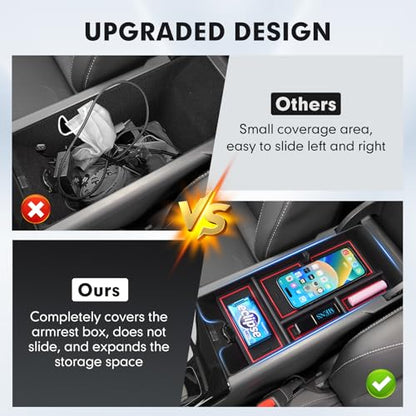 Center Console Organizer&Cup Holder for 2025 (2025-2026 Toyota Camry XV80)