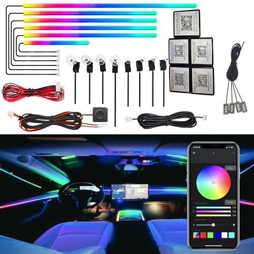 Dreamcolor Acrylic Interior Car LED Strip Light