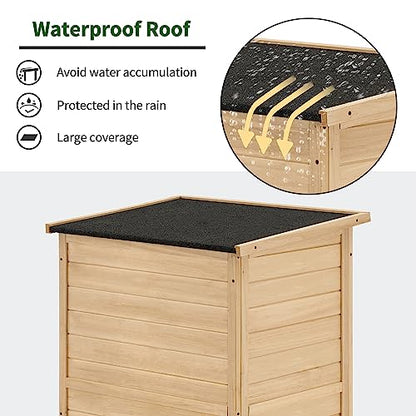 Outdoor Storage Cabinet (Natural / Small)