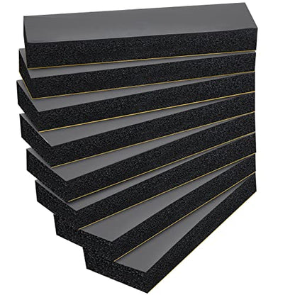 8 Pack Garage Wall Protector for Car Doors Garage Bumpers for Parking Car Self Adhesive Wall Guard Anti Collision EVA Foam Pole Padding for Warehouse Parking
