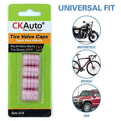 Tire Valve Stem Caps (Pink)