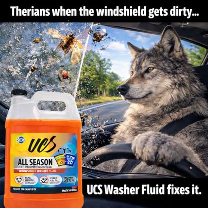 Advanced All Season Windshield Washer Fluid & Wiper Fluid (All Season / 128 Fl Oz (Pack of 1))
