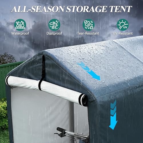6 x 3ft Outdoor Cycle Storage Shelter (6' x 3')