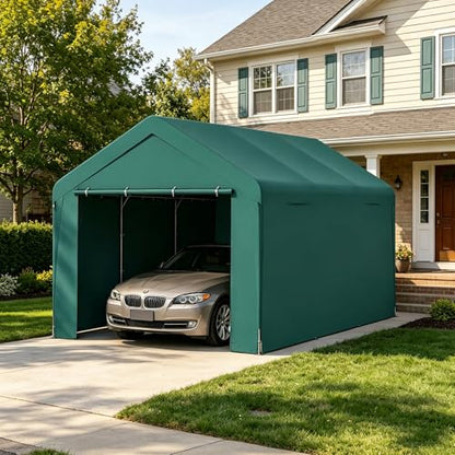 Carport 10x20 Heavy Duty Portable Garage w (Green)