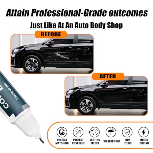 Car Touch Up Paint (Crystal Black Pearl(NH-731P) for 2025 CR-V/2025 CIVIC/2025 Accord/2025 HR-V/2025 Pilot/2025 Odyssey/2025 Ridgeline/2025 Passport)