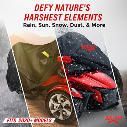 Waterproof for Can (Badass Black / [SPYDER RT 2020+] 112"L x 62"W x 57"H)
