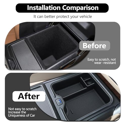 Car armrest Organizer Storage Box Compatible with Land Rover Range Rover Sport
