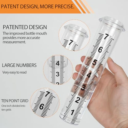 Rain Gauge Outdoor (3-section Flower Rain Gauge)