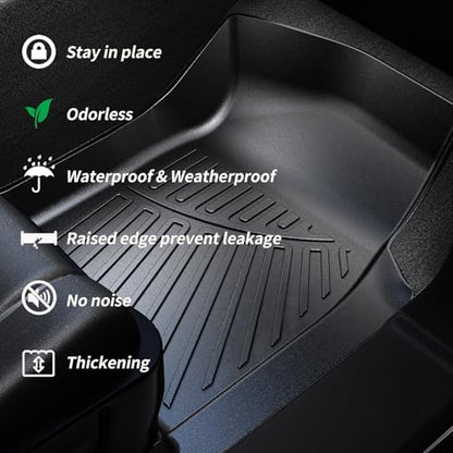 Floor Mats & Trunk Mat Backrest Mat for Toyota RAV4 2013 (2013-2018|For Toyota RAV4|Full Set)