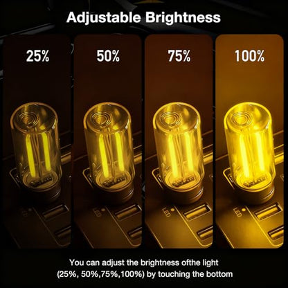 2 PCS USB Car Lights (Yellow / 2 pcs)