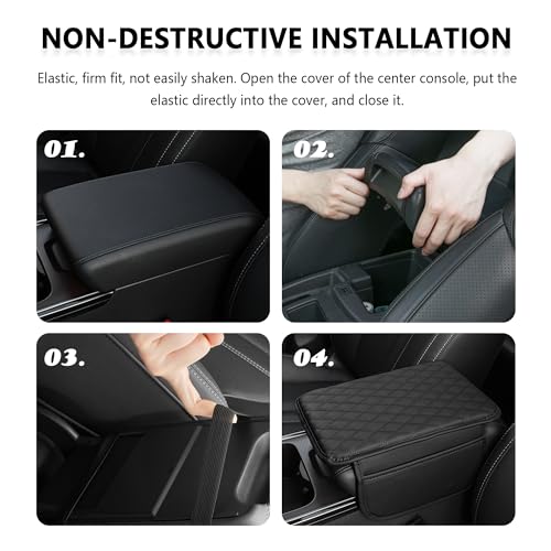 Upgraded Car Center Console Cover (Light Beige)