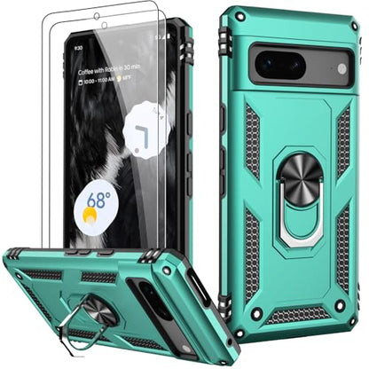 for Google Pixel 7A Case with Screen Protector (Teal / Google Pixel 7A)