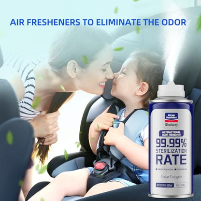 Glodway Whole Car Air Freshener (6 Ounce (Pack of 5) / Grey)