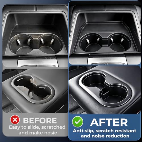 Center Console Cup Holder Inserts for Mazda CX5 2026 (Fits for 2026+ CX-5, Front & Rear)