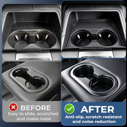 Center Console Cup Holder Inserts for Mazda CX5 2026 (Fits for 2026+ CX-5, Front & Rear)