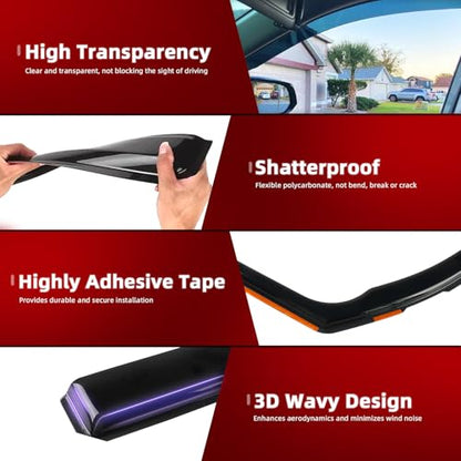4PCS in Channel Window Rain Guards Fit for Chevrolet (For 2014-2023 Trax/13-23Encore)