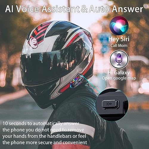 Motorcycle Helmet Speakers High Battery Life Helmet Headset (Multi / Speakers)