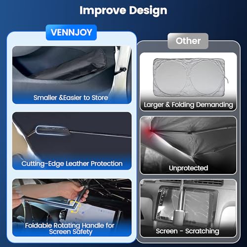 Windshield Sun Shade Umbrella Fit for Toyota Highlander 2020 (For Toyota Highlander 2020+)