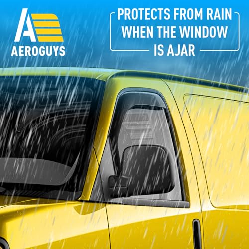 Extra Durable Window Deflectors in (For Chevy Express Van 96-26)