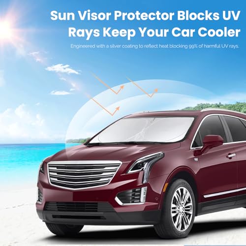 Custom fit XT5 Windshield Sunshade for 2017 (for XT5 2017-2025)