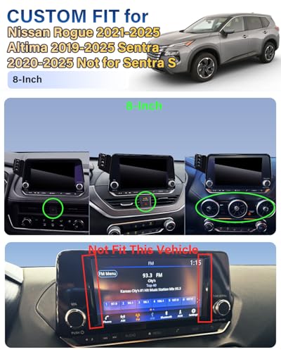 Car Phone Holder for Nissan Rogue 2021 (Universal Holder / 21-26 Rogue/20-25 Sentra/19-25 Altima | 8-Inch)