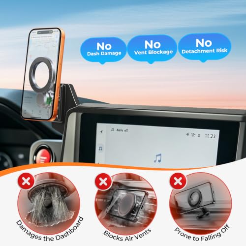 Car Phone Holder for Toyota Tacoma 2024 (Fit for 24-26 Tacoma & 25-26 4Runner, 8-Inch)