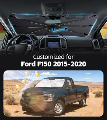 Windshield Sun Shade for Ford F150 2015 (Fit for Ford F150 2015-2020)