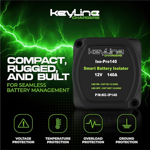 Dual Battery Isolator Kit 12V (140 AMP Iso-Pro)