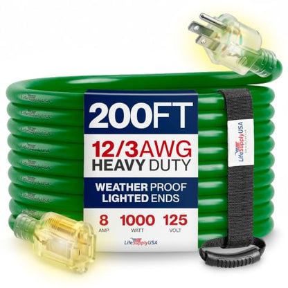 200ft Outdoor (200 FT / 12AWG / Green)