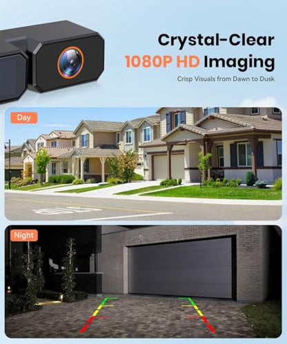2 Solar Wireless Backup Cameras