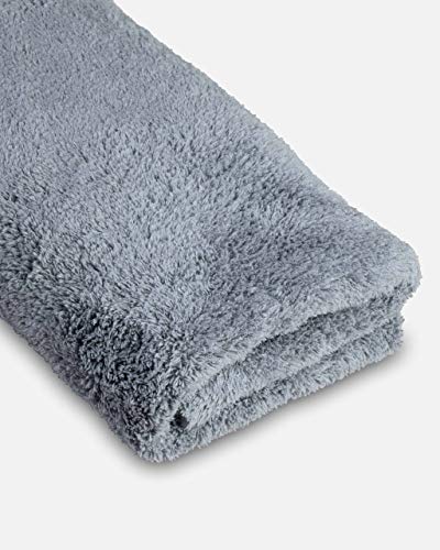 Adam's Borderless Grey Microfiber Towel (Pack of 12)