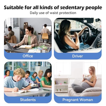 Really Supportive Lumbar Support Pillow for Car (Backsaver-six)