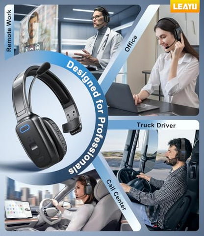 Trucker Bluetooth Headset (Carbon)