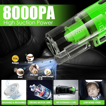 30pcs Car Cleaning Kit (Green / 30PCS)