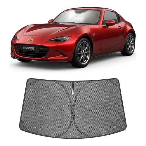 Custom Fit Car Windshield Sun Shade for 2016 (2016-2026 Mazda MX-5 Miata Convertible)