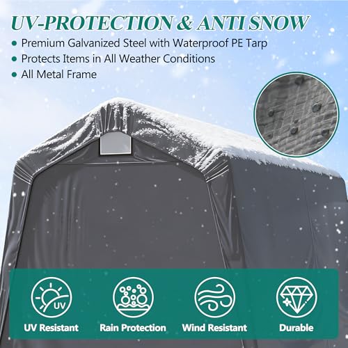 7' x 12' Outdoor Storage Shed (7' x 12')